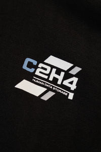 C2H4 Company logo Hoodie-BLK
