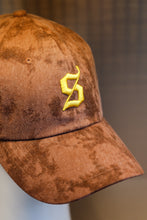 Load image into Gallery viewer, XXXSCOFF XXX Logo Tie-Dye Baseball cap - Brown/Yellow