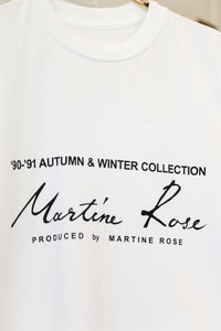 Martine Rose SS20 Classic S/S T-Shirt-WHT