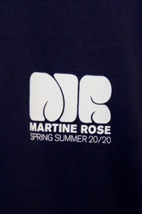 Martine Rose Lettuce Hem T-shirt-NVY