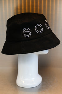 XXXSCOFF Big logo scoff outline bucket hat-Black