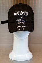 Load image into Gallery viewer, XXXSCOFF XX Gothic Scoff XXX logo cotton deep cap-Black