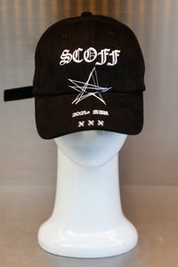 XXXSCOFF XX Gothic Scoff XXX logo cotton deep cap-Black