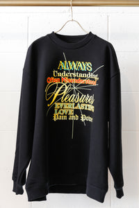 Pleasures Faith Crewneck Sweatshirt-Black